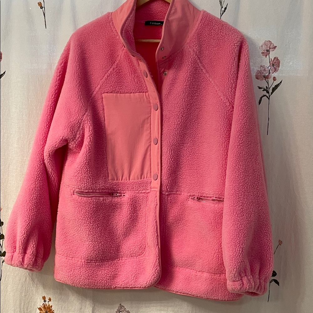 Fleece Pink Jacket
